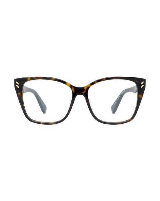 Stella McCartney Black Frame And Lens Eyeglasses