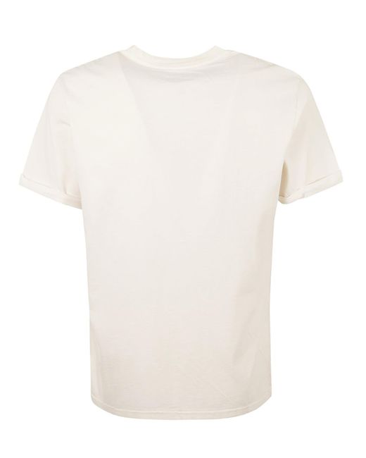 Schott Nyc White Tsaron T-Shirt for men