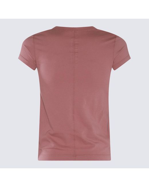 Rick Owens Pink T-Shirts And Polos