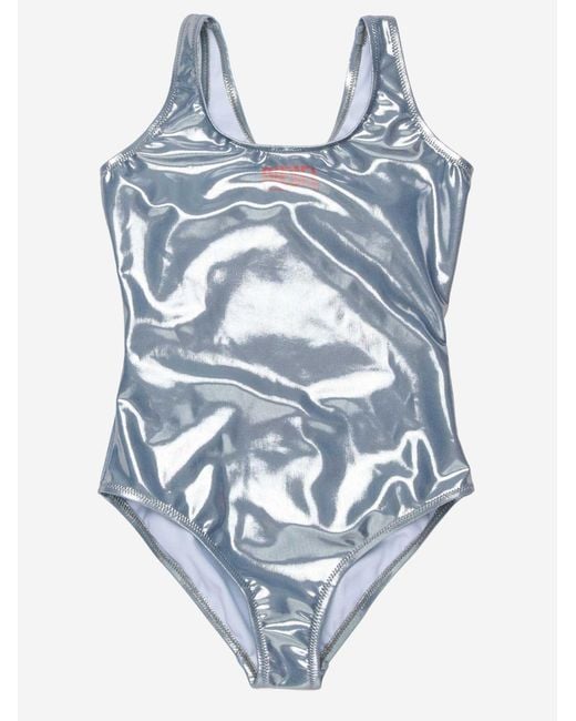 DIESEL Blue Swimsuit Mifog Polyester Swimsuits