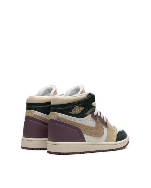 Nike White Air Jordan 1 Mm High Sneakers