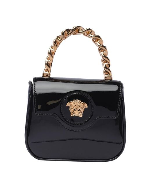Versace Black Mini La Medusa Handbag