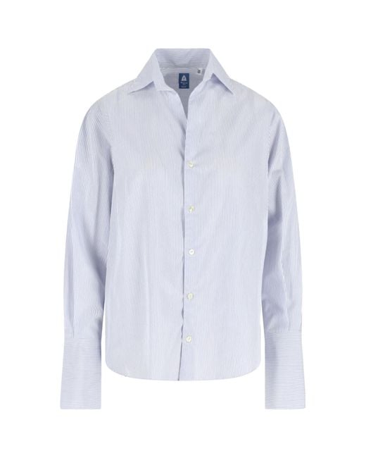 Finamore 1925 Blue Shirts Cotton