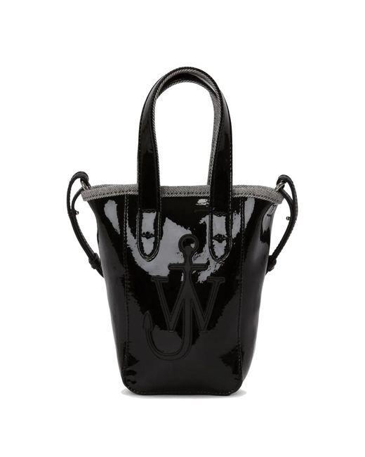J.W. Anderson Black Belt Anchor Logo Mini Tote Bag Shoulder