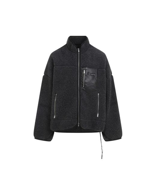 MASTERMIND WORLD Cashmere Teddy Jacket in Black for Men Lyst