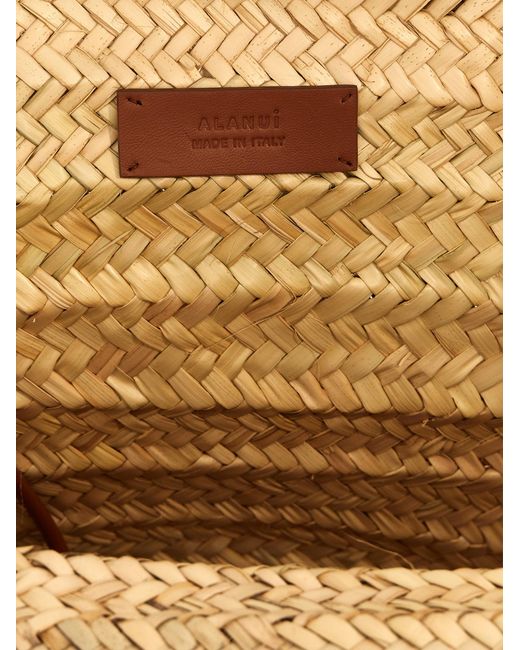Alanui Metallic 'Icon Palm Leaf Big' Handbag
