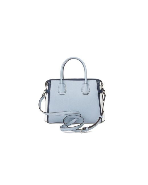 Michael Kors Blue Satchel Bag Polyurethane Satchel-Bags