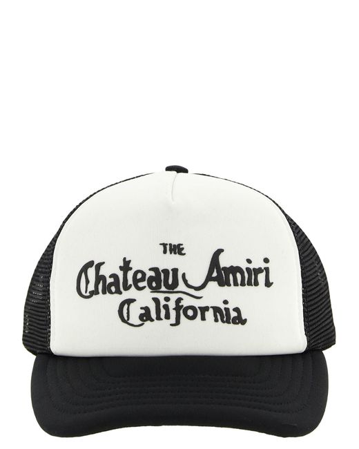 Amiri Black 'Chateau Foam Trucker' Cap for men