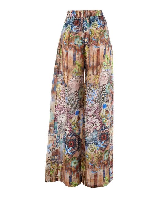 Momoní White Aspen Pant Silk Trousers