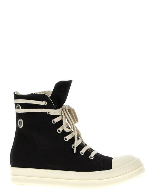 Rick Owens Black 'Sneaks' Sneakers