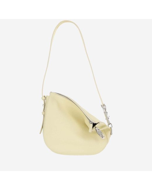 Burberry Metallic Small Knight Leather Shoulder Bag