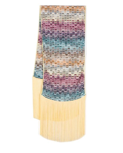Missoni Red Striped Scarf