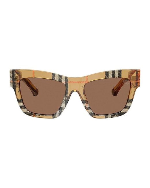 Burberry Brown Frame And Lens Sunglasses