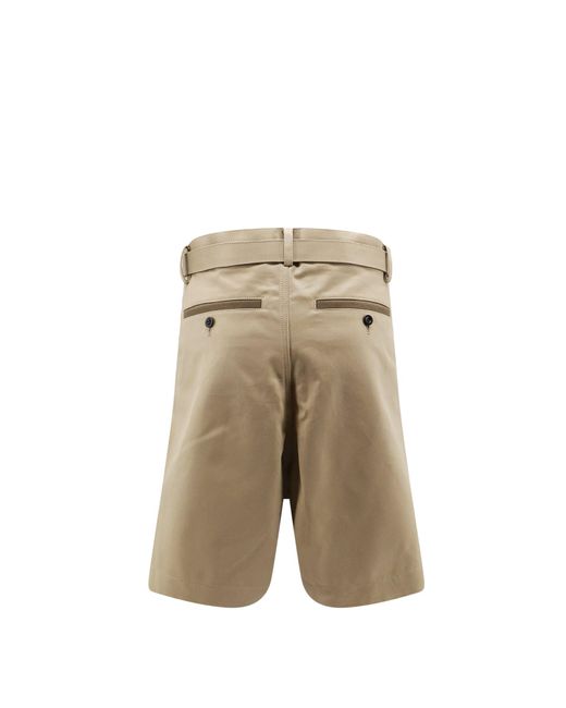 Sacai Natural Bermuda Shorts for men