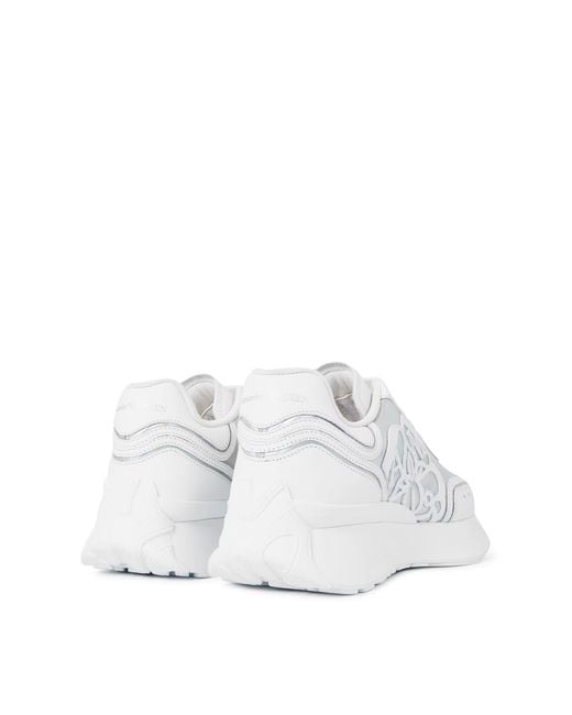 McQueen White Sprint Runner Oversized Sneakers Shoes