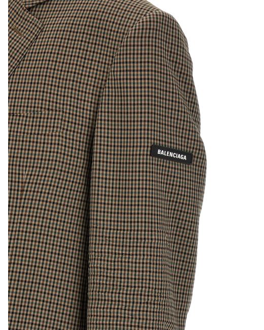 Balenciaga Green 'Sb' Blazer for men