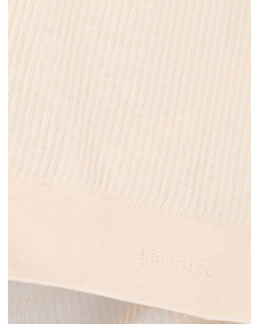 Lemaire Natural Ribbed Top