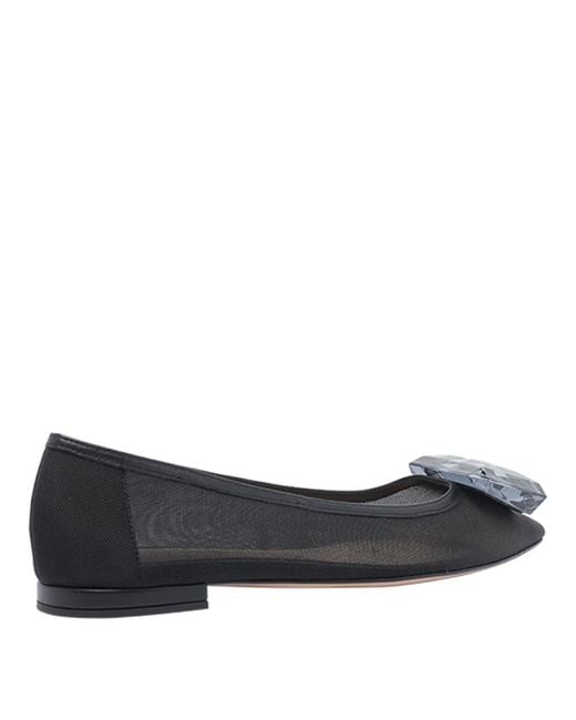 Gianvito Rossi Blue Flat Shoes