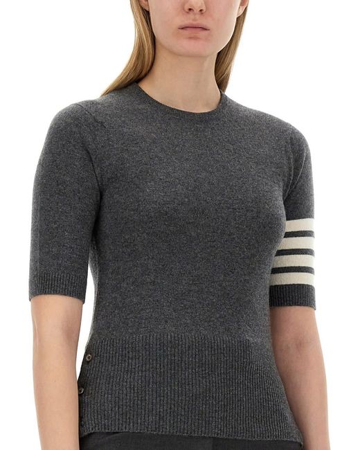 Thom Browne Black Cashmere Sweater