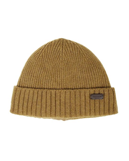 Barbour Carlton Beanie in Natural for Men | Lyst