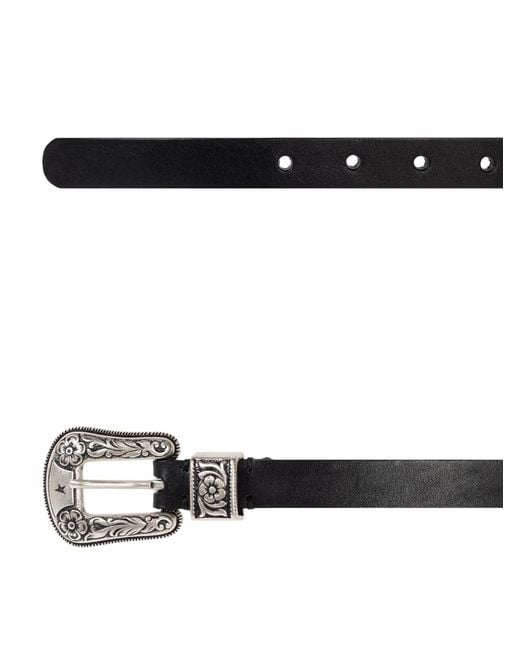 Golden Goose Deluxe Brand Black New Hip Lace Belt Accessories