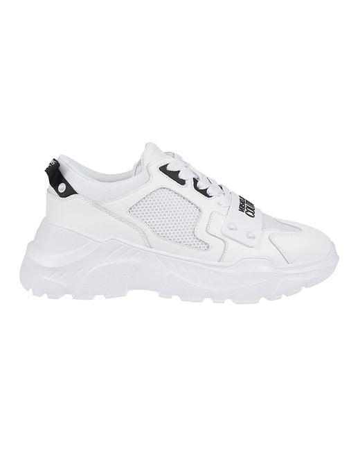 Versace White Speedtrack Sc4 Sneakers for men