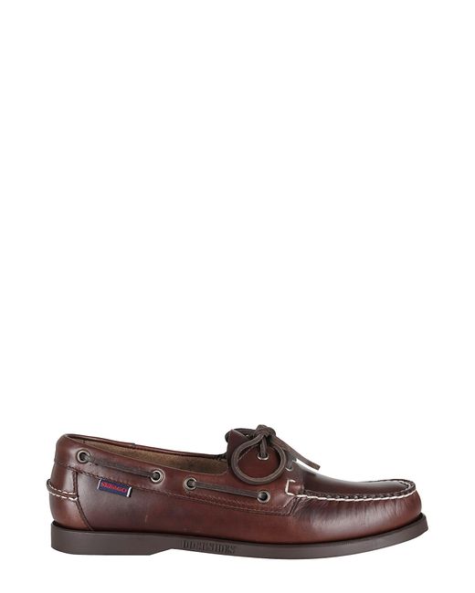 Sebago Brown Docksides Portland Waxed for men