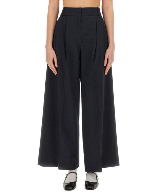 Max Mara Black Wool Trousers Nichols