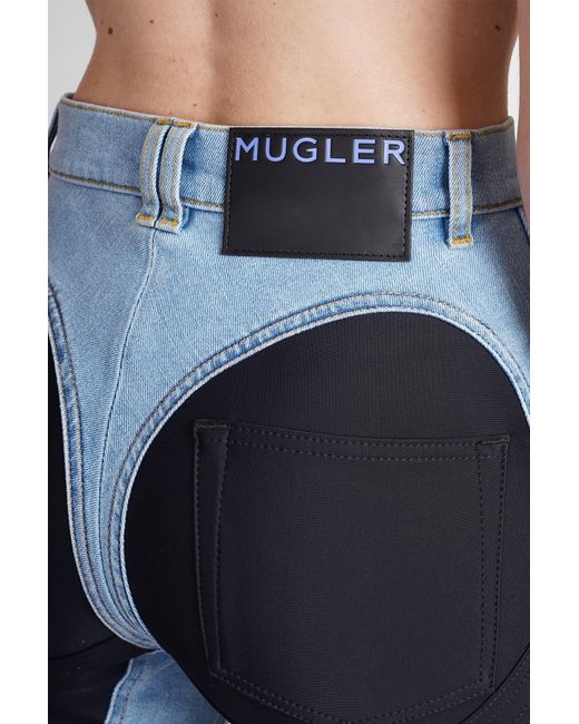 Mugler Blue Jeans