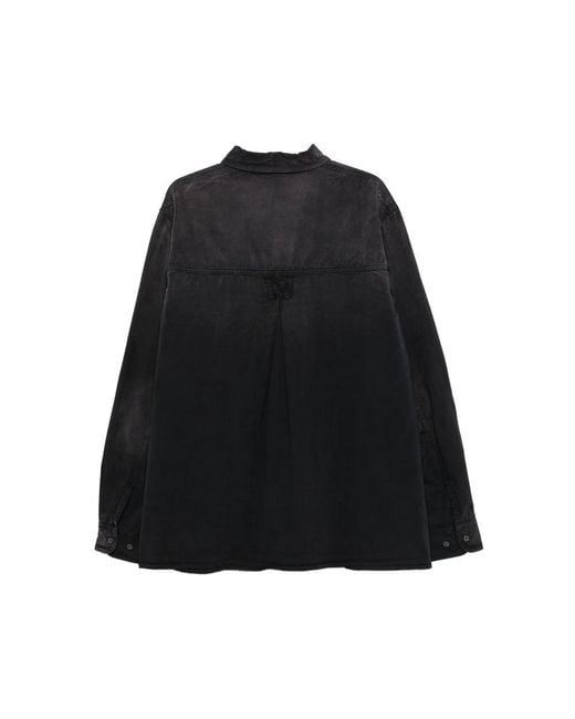 Willy Chavarria Black Corcoran Shirt for men
