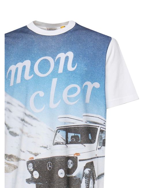 Moncler Genius Blue T-Shirts And Polos for men