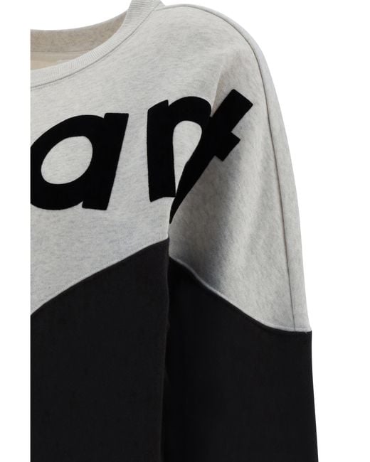 Isabel Marant Black Sweatshirt Houston Cotton Sweatshirts