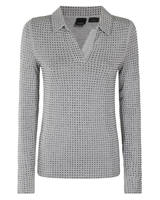 Pinko Gray Kooser Polo Jersey Full