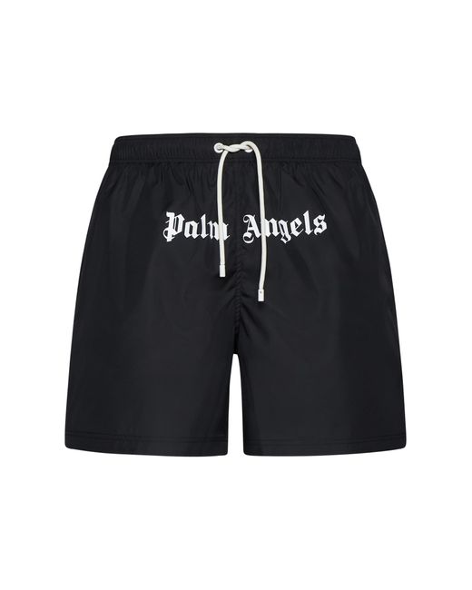 Palm Angels Black Sea Clothing for men