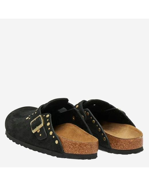 Birkenstock Black Boston Rivets
