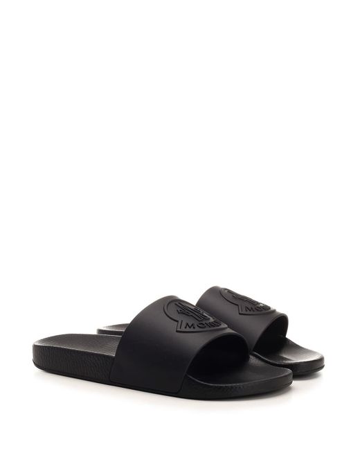 moncler slides white