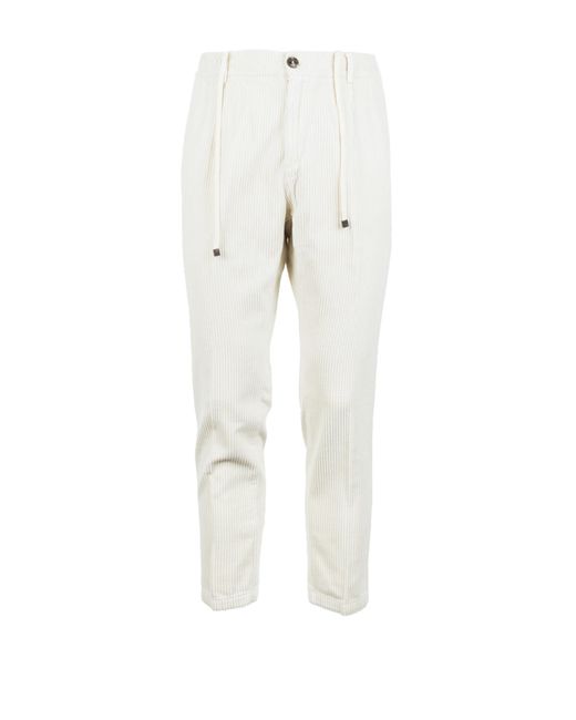 Cruna White Trousers for men
