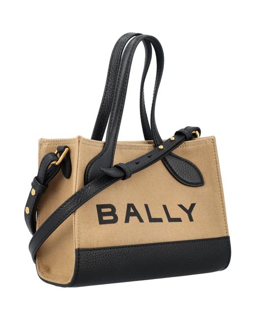 Bally Black Bar Crossbody Bag