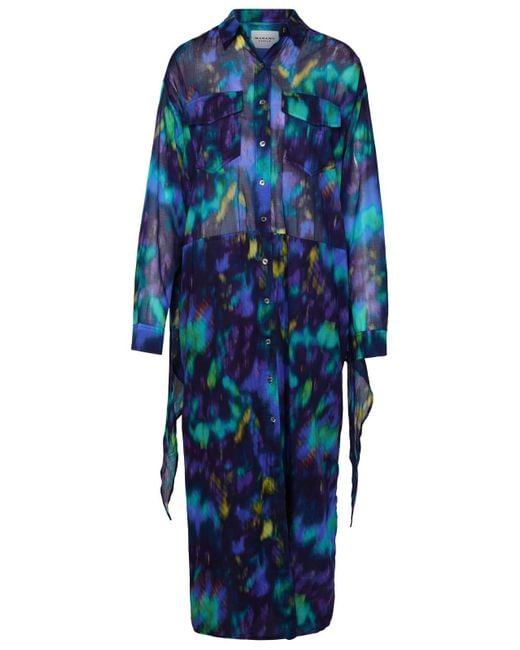 Isabel Marant Blue 'Nesli' Cotton Dress