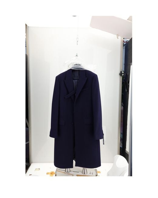 Dior Blue Coat Fleece Wool for men