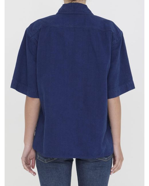 Max Mara Blue Gabriel Shirt