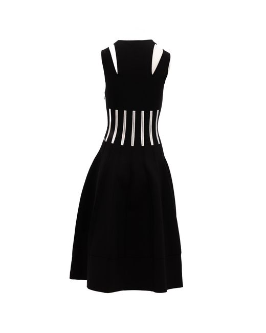 McQueen Black Viscose Dress