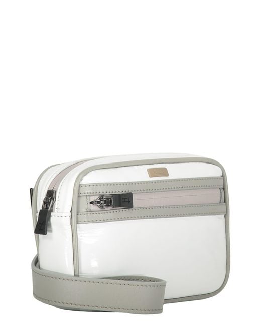 Herno White Belt Bag With Logo