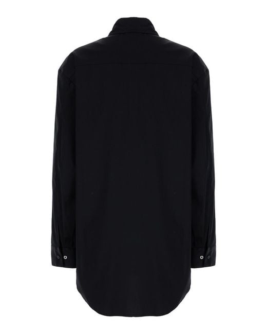 Le Plain Blue Oversized Shirt