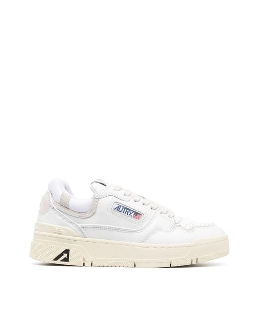 Autry White Clc Rookie Low Sneakers