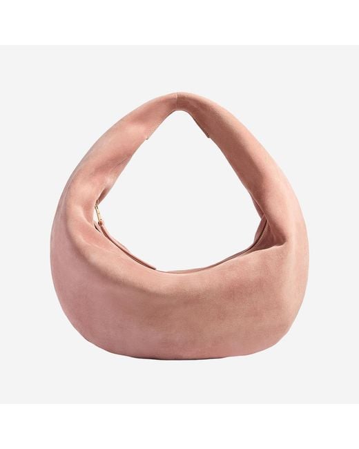 Khaite Pink Hobo Bag Olivia Baby Calfskin Shoulder