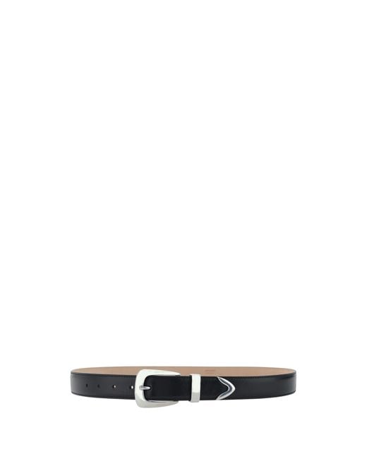 Khaite Black Belt Benny Calf Leather