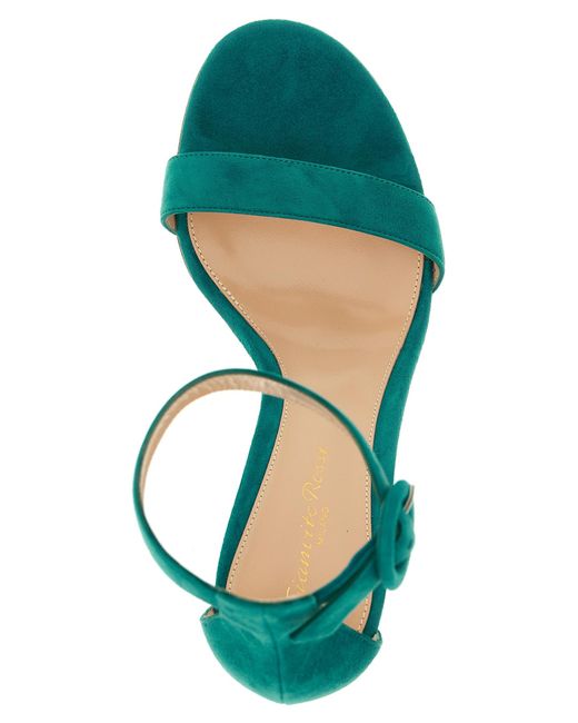 Gianvito Rossi Green 'Portofino' Sandals