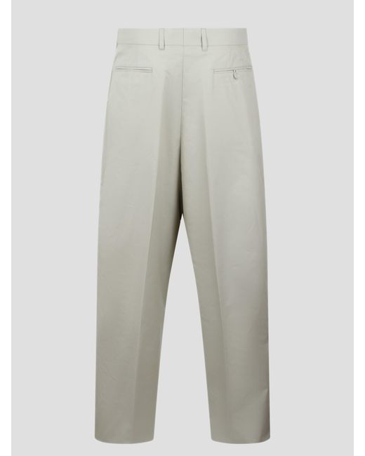 Dior Gray Pleated Pants for men