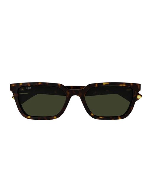 Gucci Black Gg1539S Linea Lettering Sunglasses
